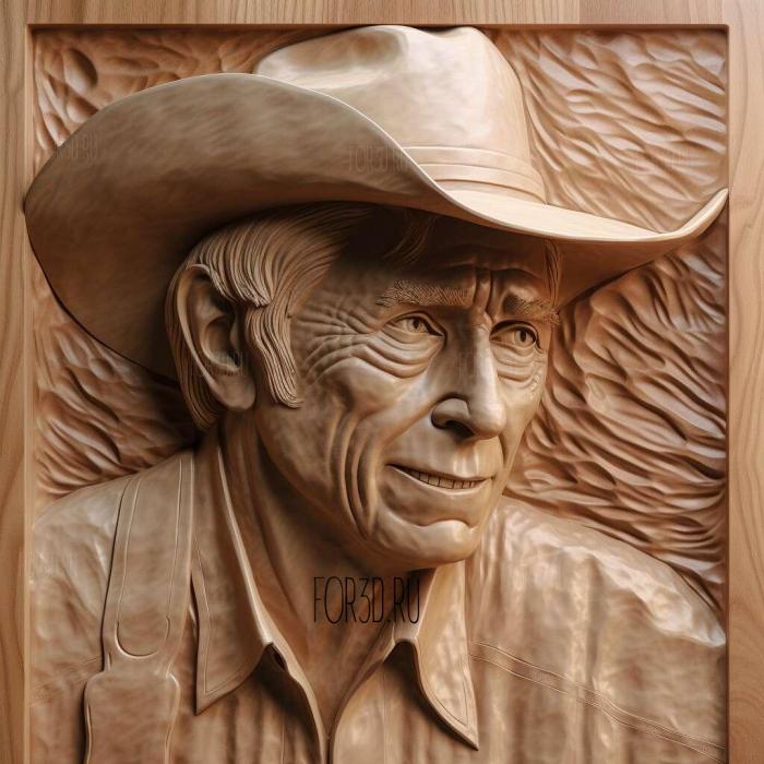 George Strait 4 stl model for CNC